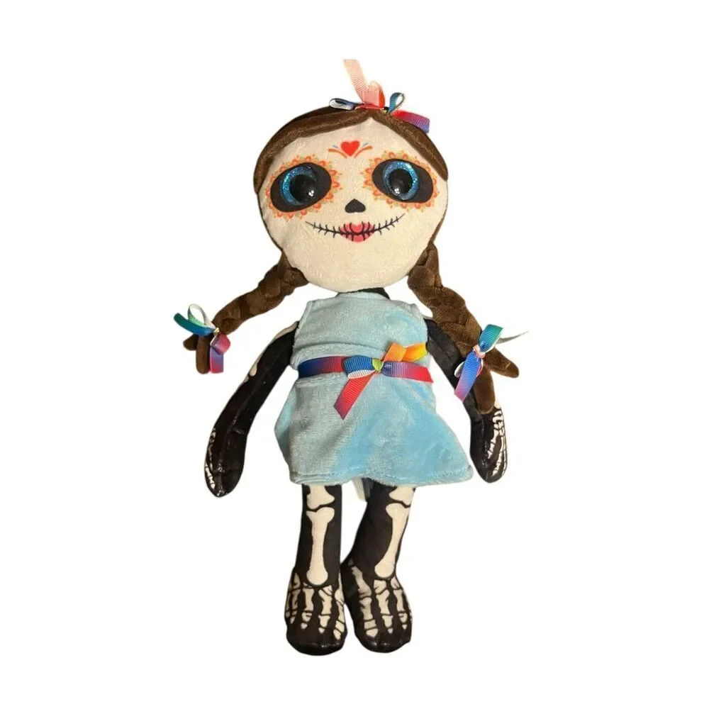 Day of the Dead XOXO Plush Doll Deborah Wishpets Plush Skeleton Halloween